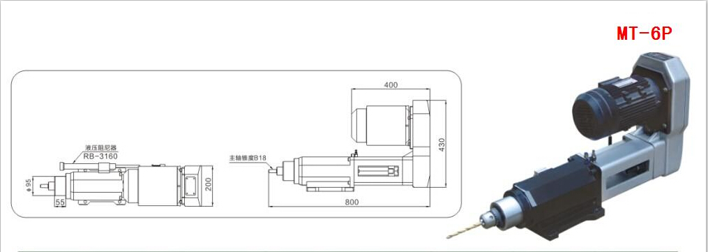 6P气电式动力头