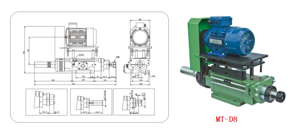 油压钻孔动力头